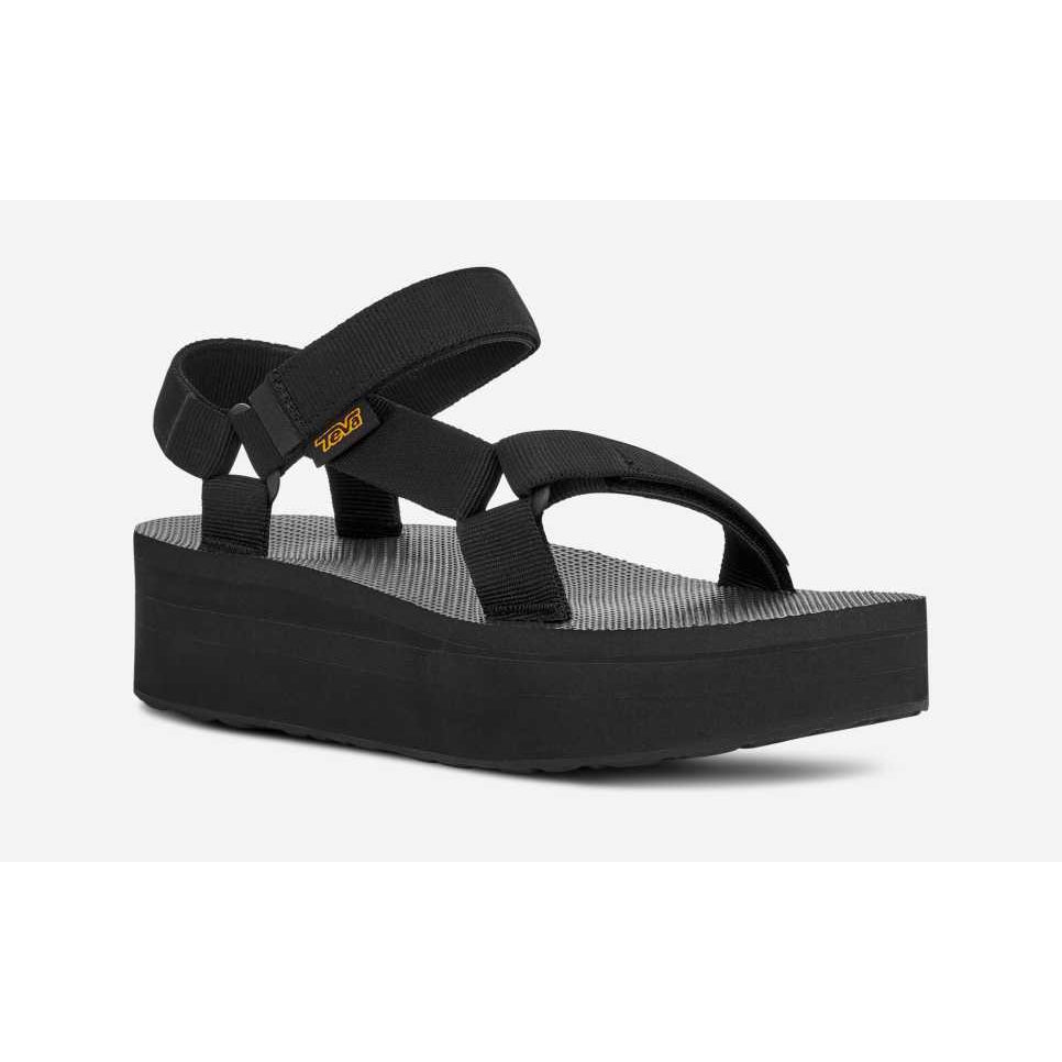 Teva Womens Flatform Universal, Black