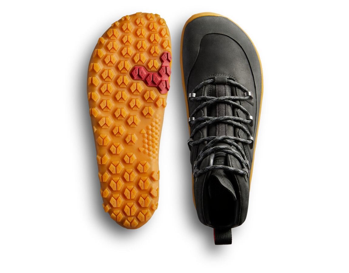 Vivobarefoot Womens Tracker Leather, Obsidian