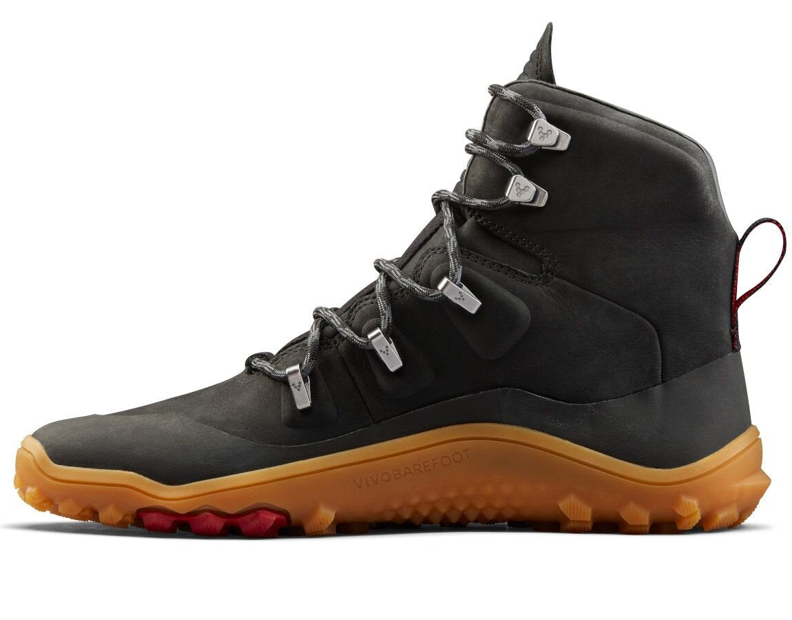 Vivobarefoot Womens Tracker Leather, Obsidian