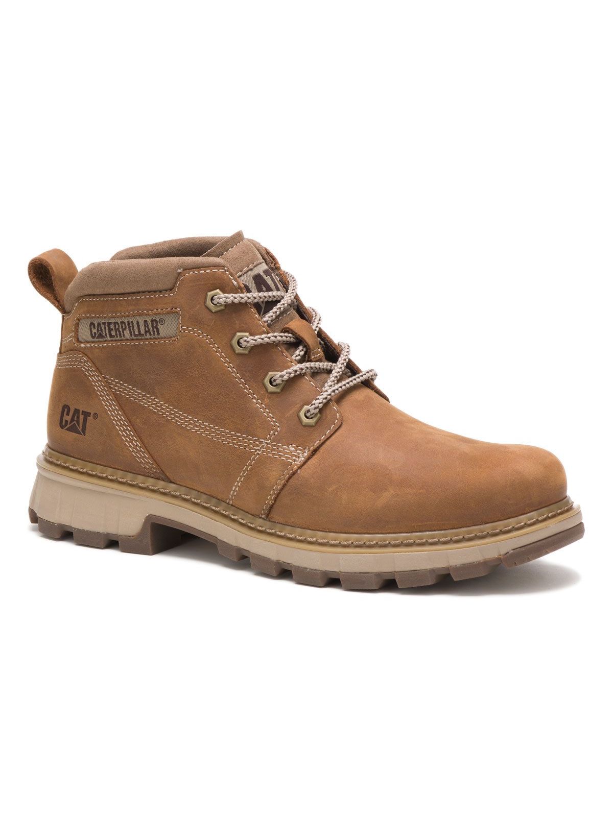 Cat Mens Gold Rush Boot, Dark Beige