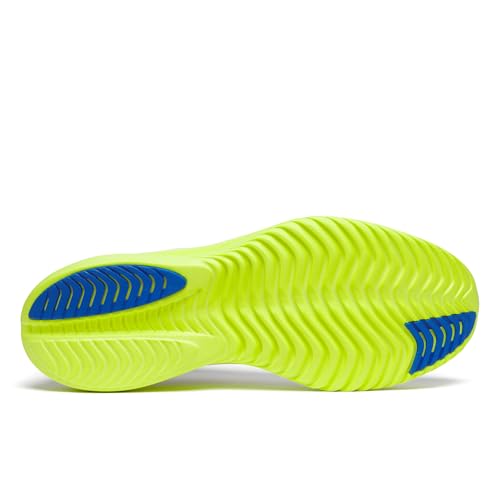 Saucony Men's Kinvara 15 Sneaker, White/Citron