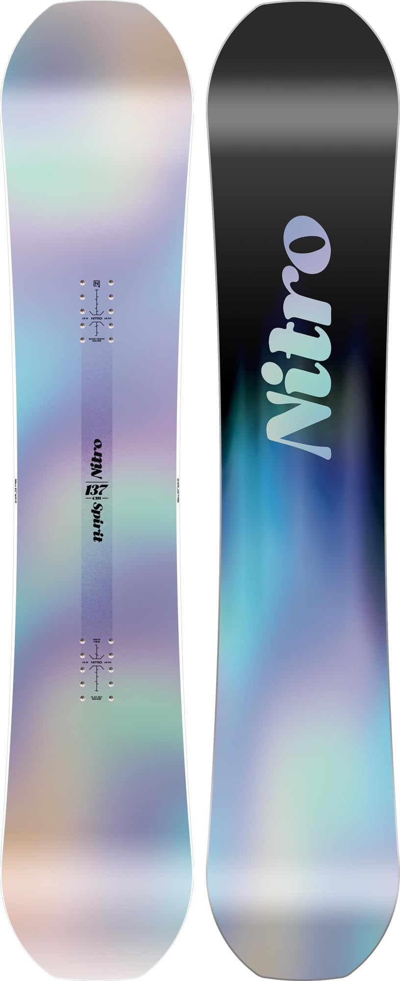 Nitro Snowboards Girls Spirit Youth BRD All Mountain Freestyle Twin Board Snowboard