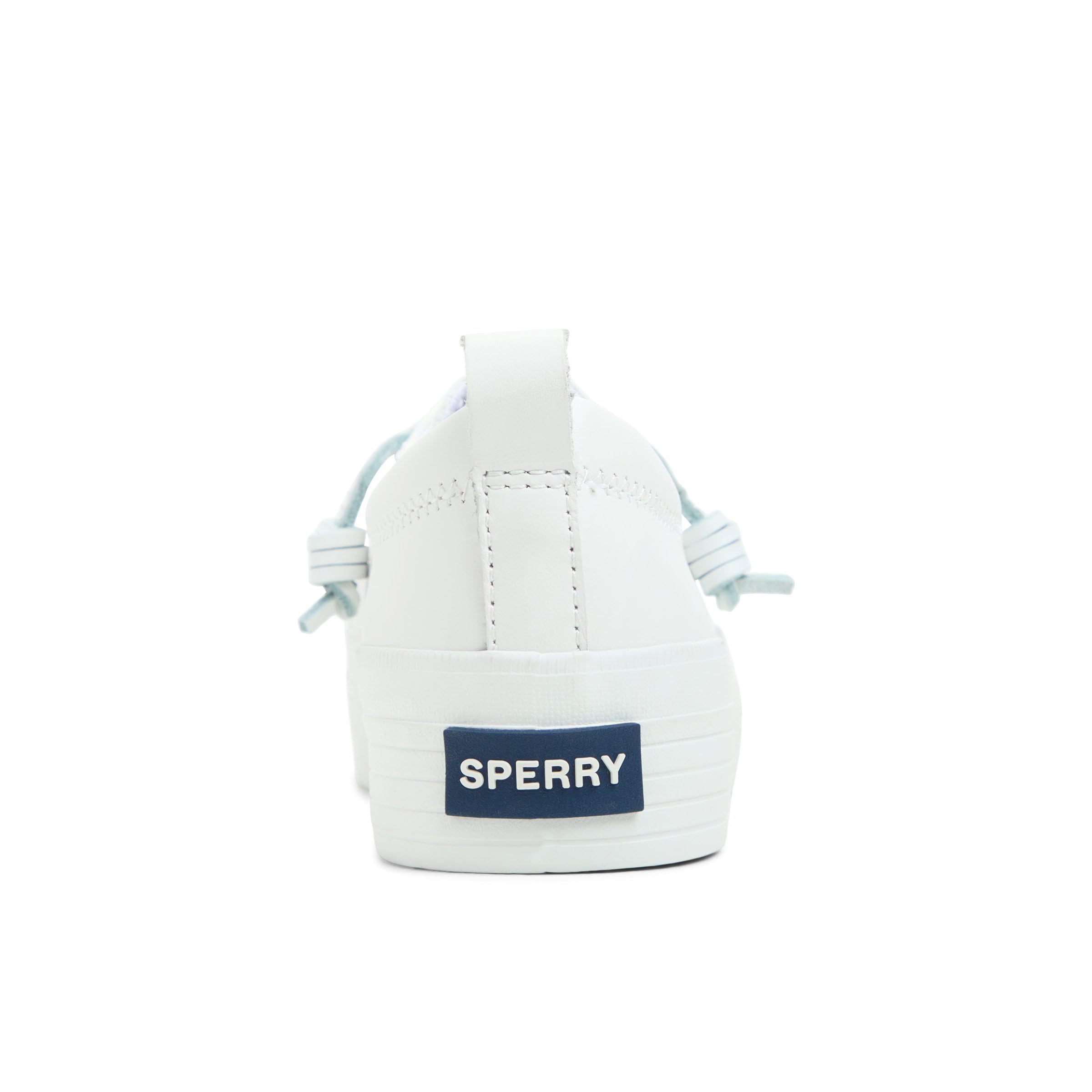 Sperry Women's Crest Vibe Platform Sneaker, White Leather, 8