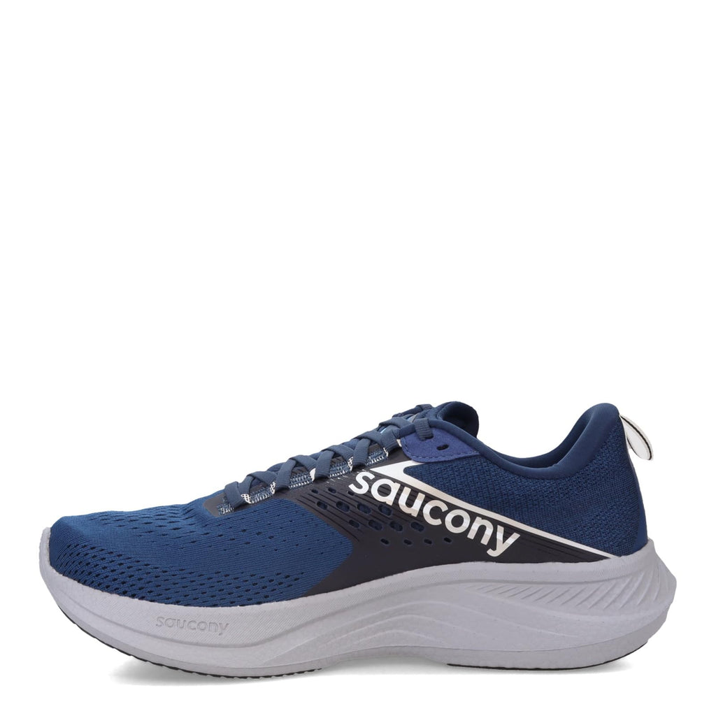 Saucony Men's Ride 17 Running Shoe, Tide/Silver