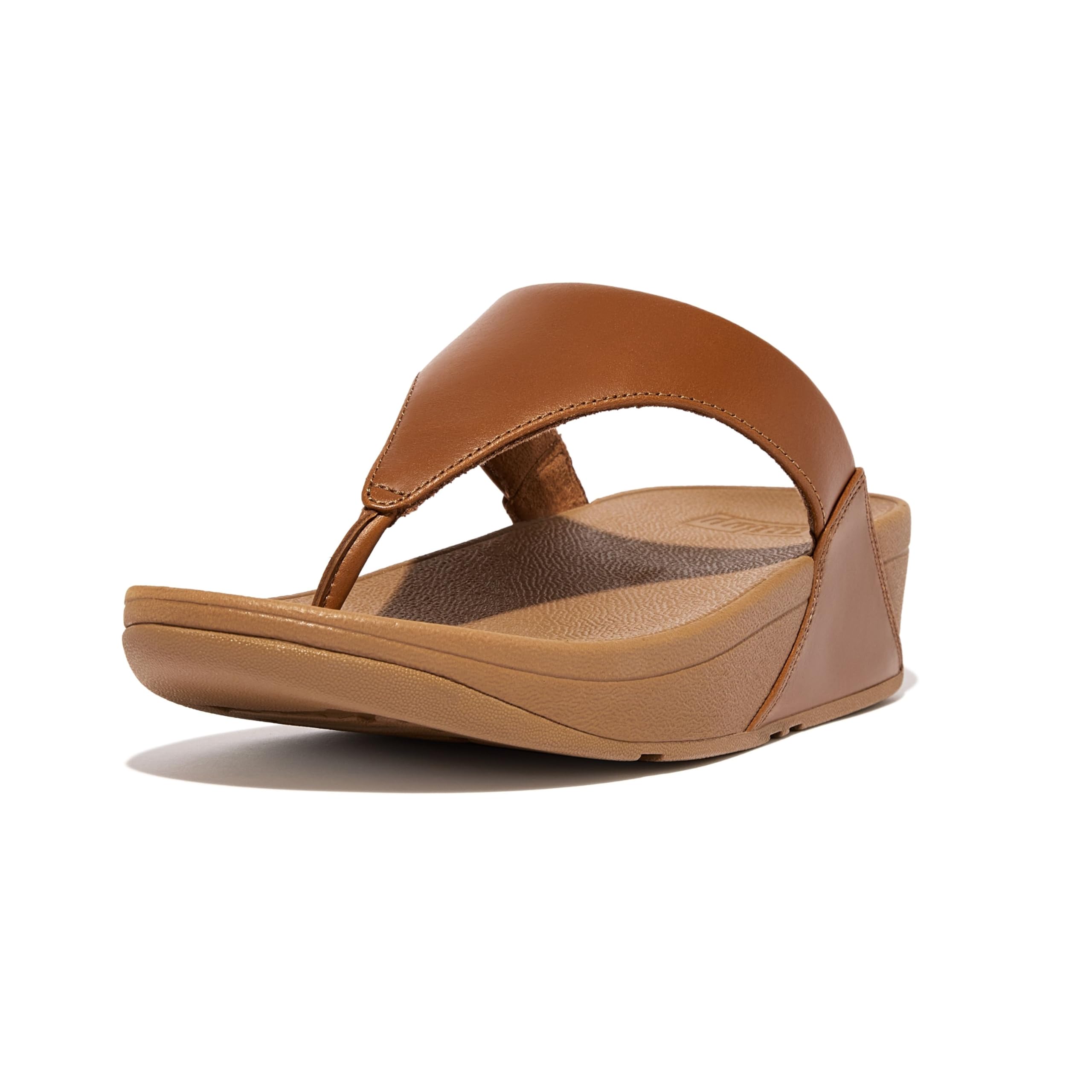 Brown sandal on a white background