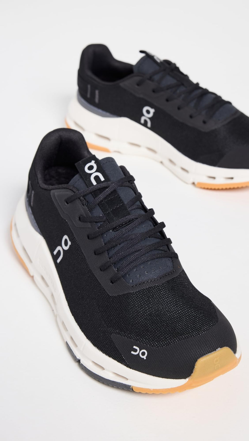 On Women's Cloudnova Form 2 Sneakers, Black-Ivory