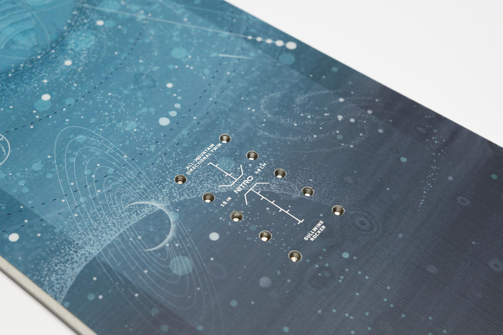 Nitro Snowboards Women's Mystique Board '25 Good Natured Girls Board All-Mountain Gullwing Directional Twin