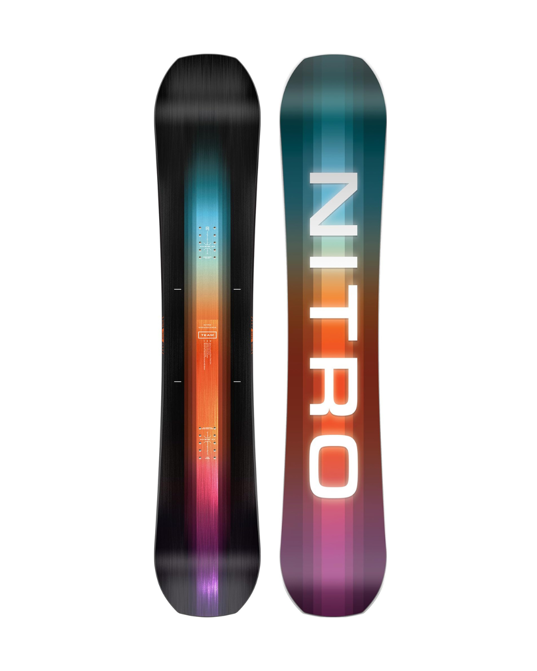 Nitro Snowboards Men's Team Board '25, Freestyle/Freerideboard, Directional Twin, True Camber, All-Terrain