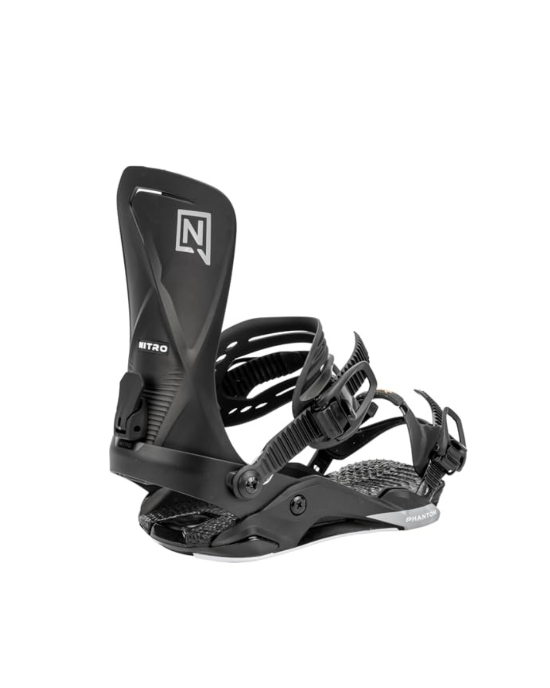 Nitro Phantom Mens Snowboard Bindings, Ultra Black