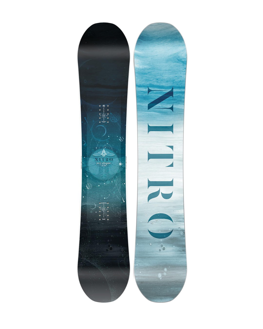 Nitro Snowboards Women's Mystique Board '25 Good Natured Girls Board All-Mountain Gullwing Directional Twin