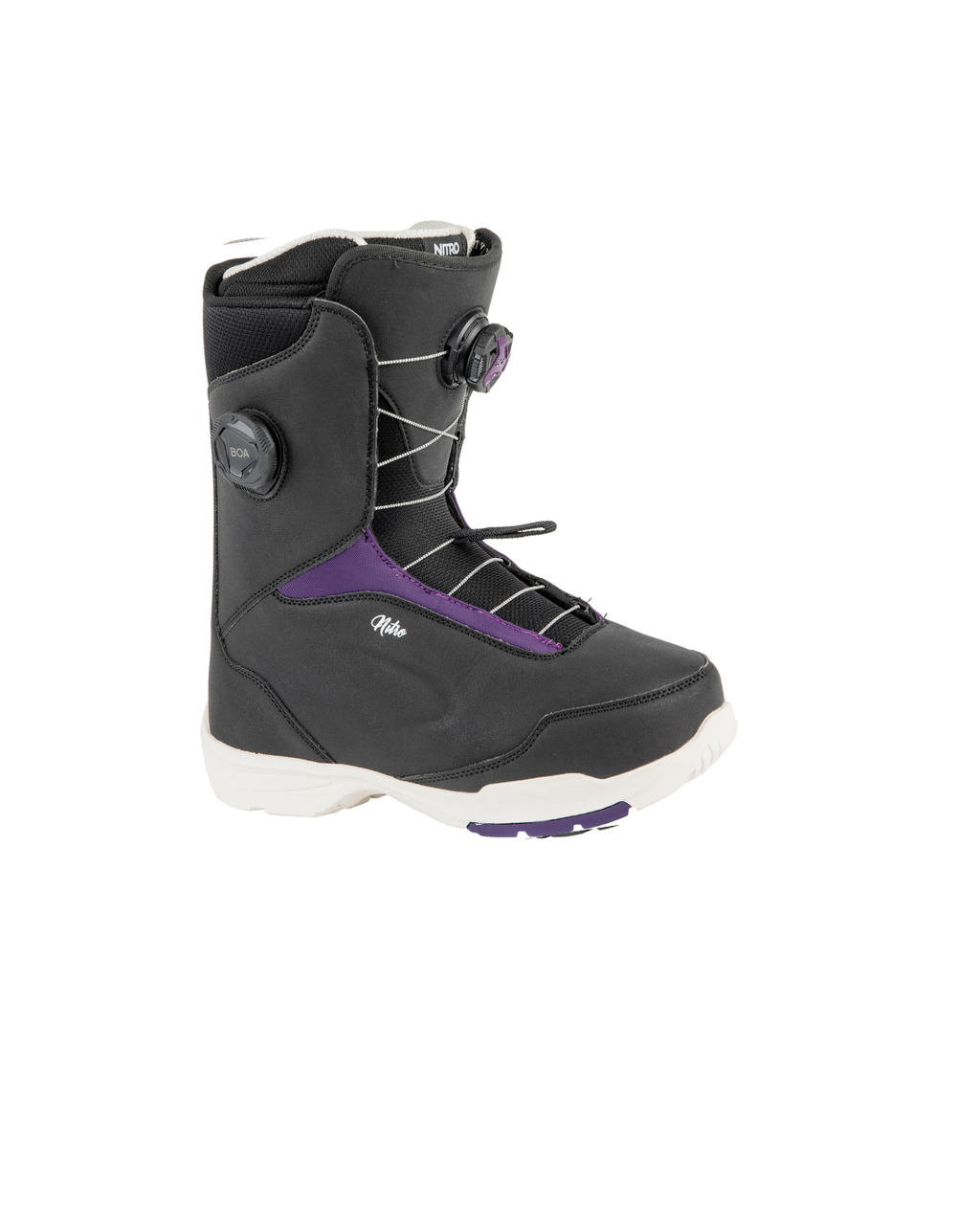 Nitro Scala BOA Women's Snowboard Boot, Black/Purple
