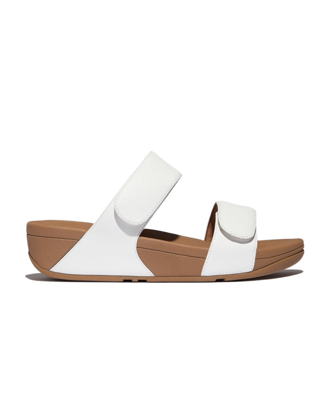 Fitflop Lulu Leather Adjustable Slides Women's Slip On Sandal