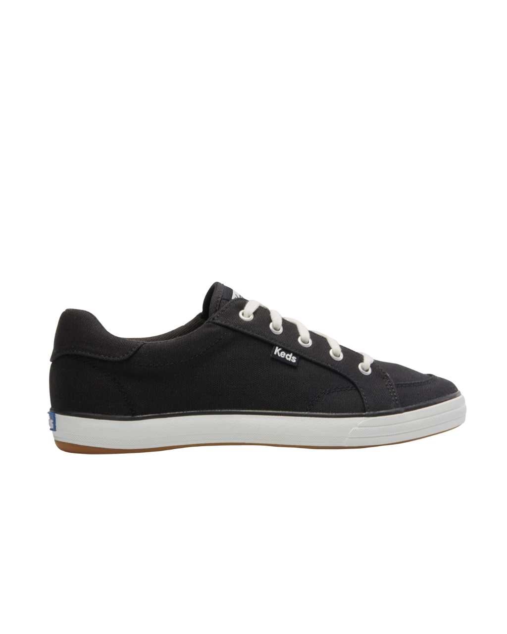 Keds Center 3 Lace Up, Sneaker Womens, Black Canvas