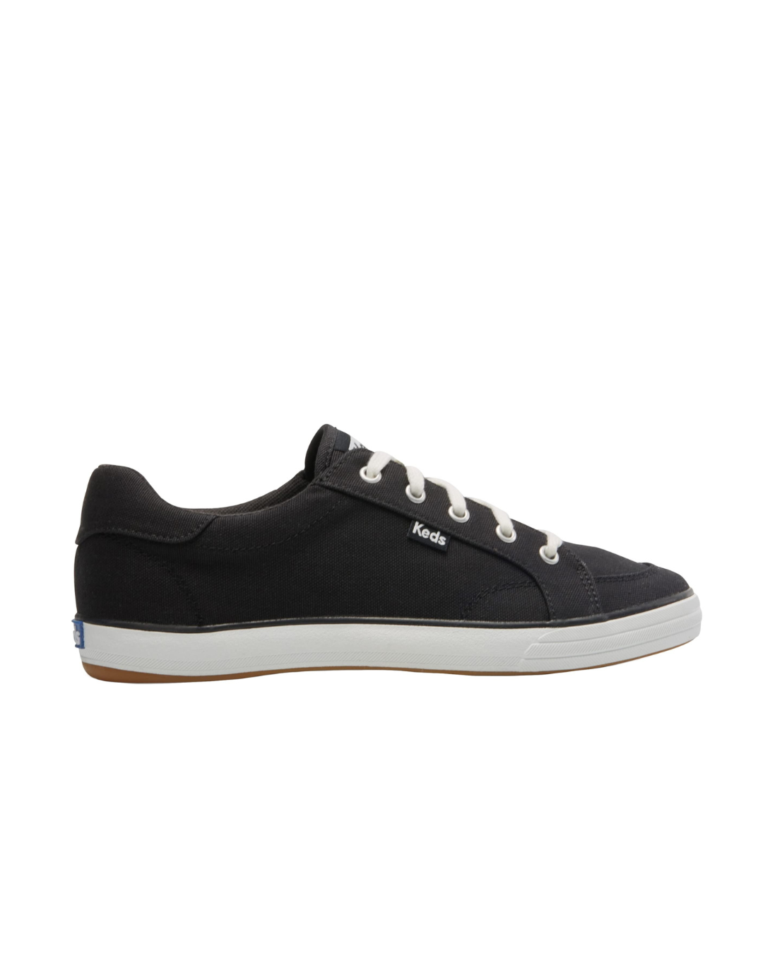 Keds Center 3 Lace Up, Sneaker Womens, Black Canvas