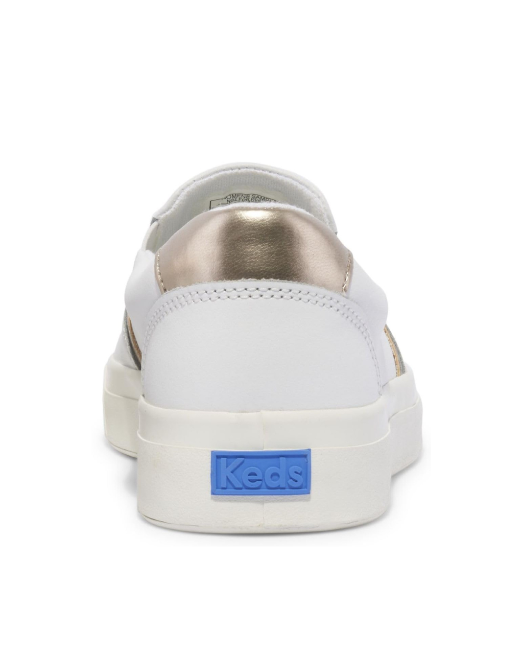 Keds Women's Pursuit Slip ON Sneaker, Egret/Champagne
