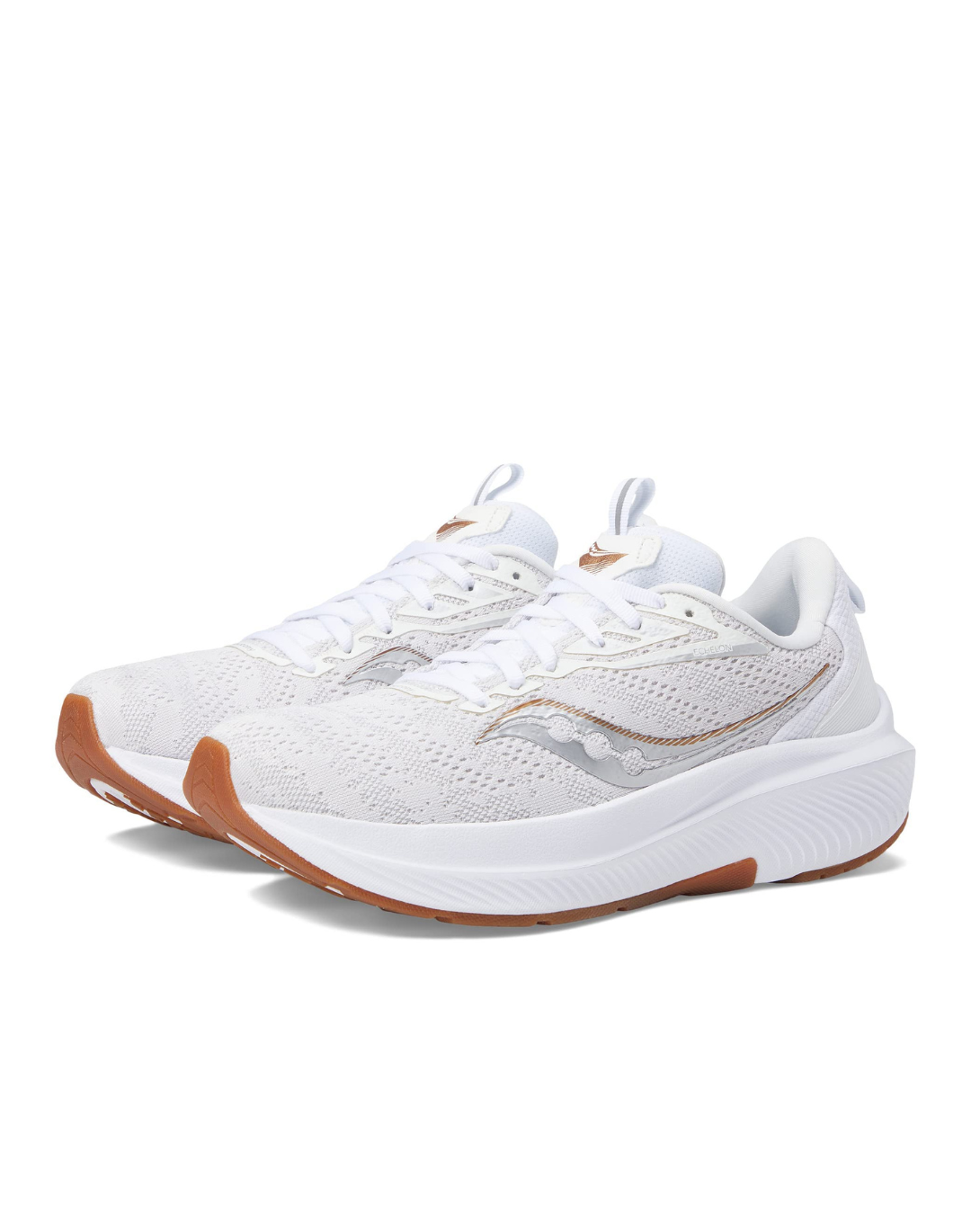 Saucony Mens Echelon 9 White/Gum