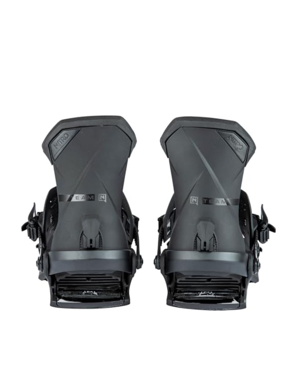 Nitro Team Men's Snowboard Bindings, Ultra Black