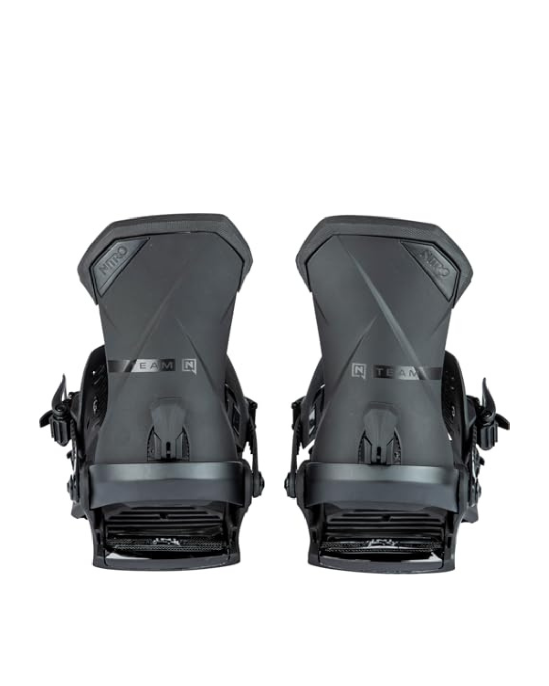 Nitro Team Men's Snowboard Bindings, Ultra Black