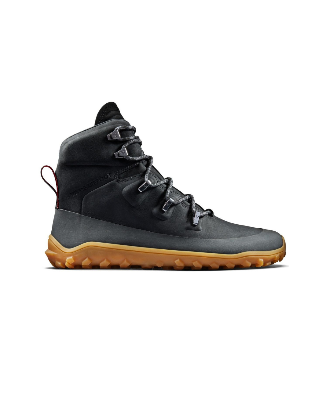 Vivobarefoot Mens Tracker Leather, Obsidian