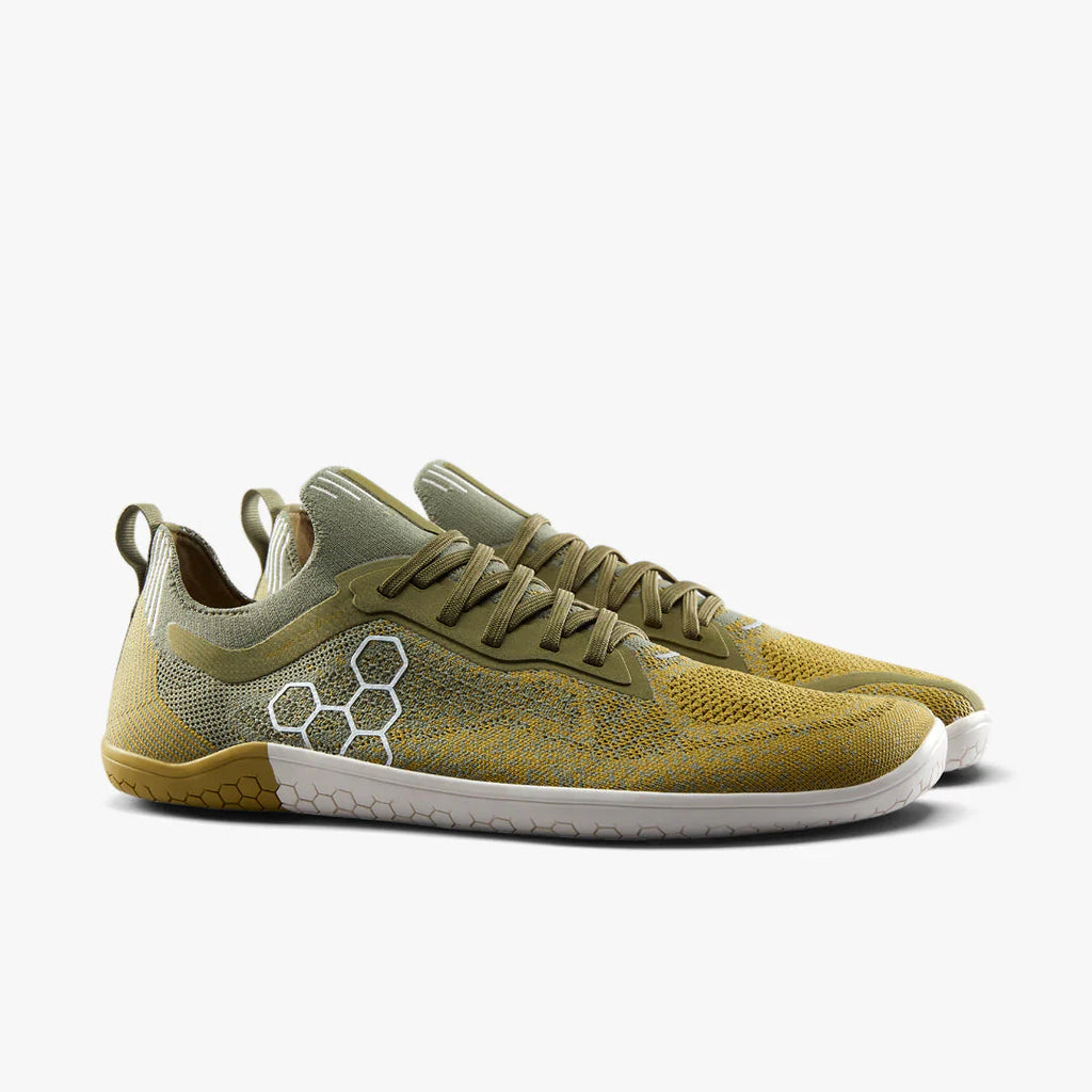 Vivobarefoot Mens Primus Lite Knit, Forest Green