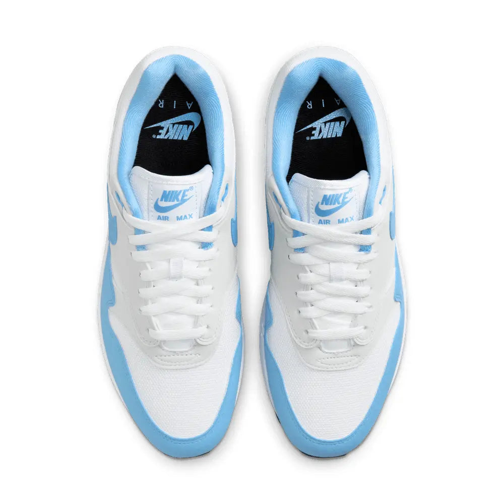 Nike Mens Air Max 1 White/University Blue