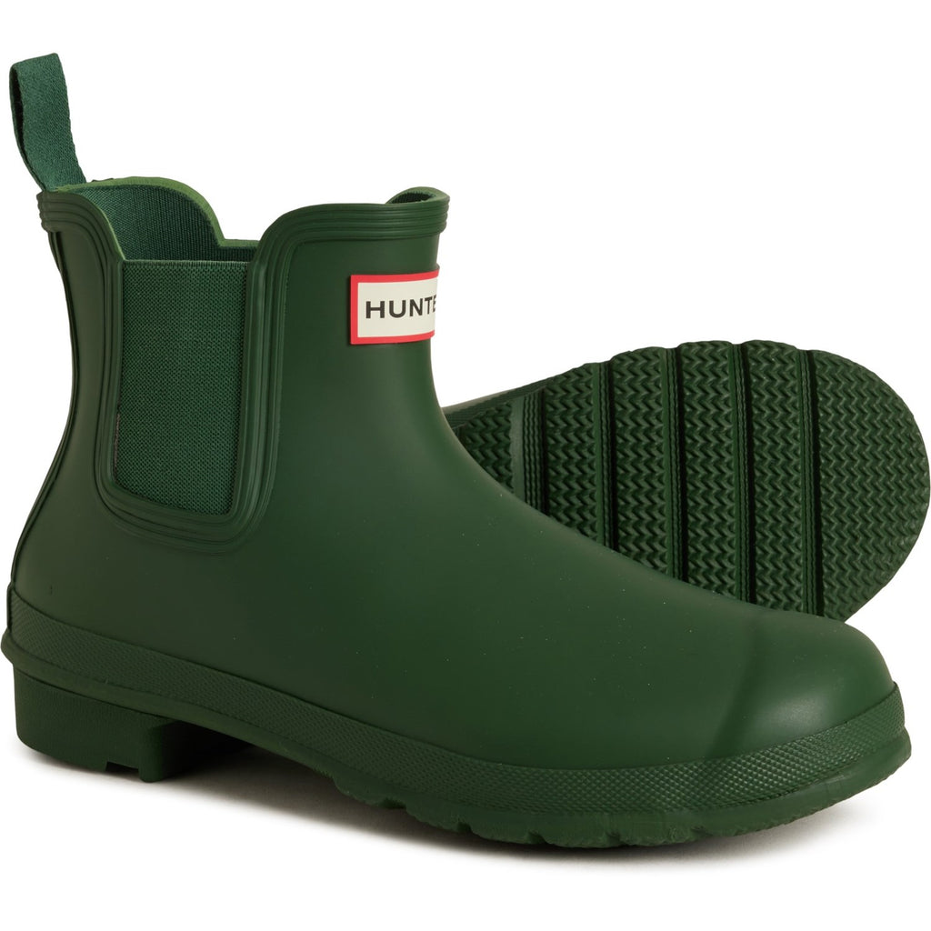 Hunter Women's Chelsea Rain Boot, Green