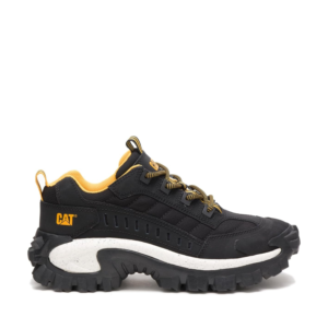 CAT Intruder Black chunky trainer side profile