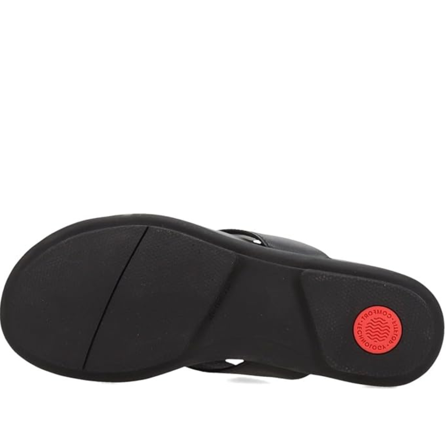FitFlop Gracie Leather Flip-Flops All Black