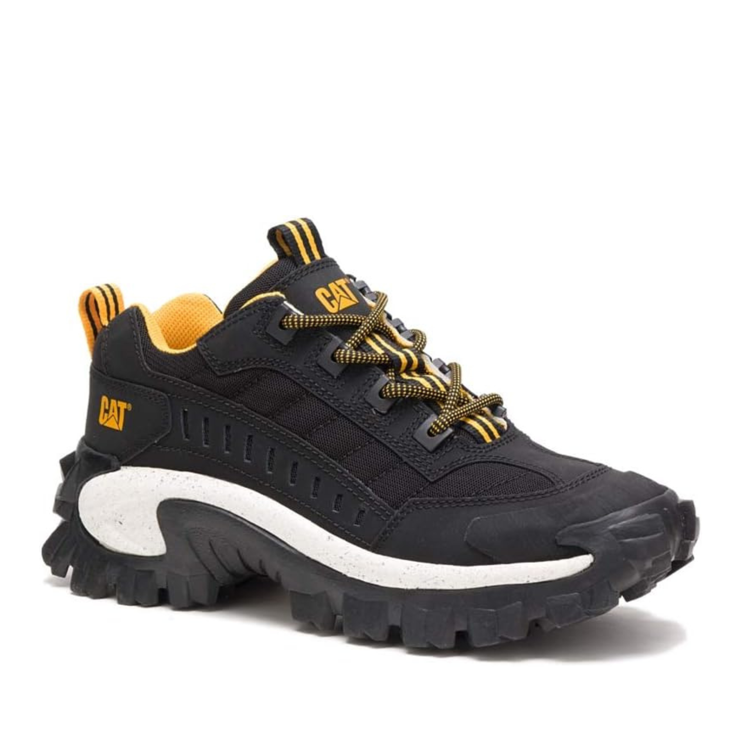 CAT Intruder Black chunky trainer