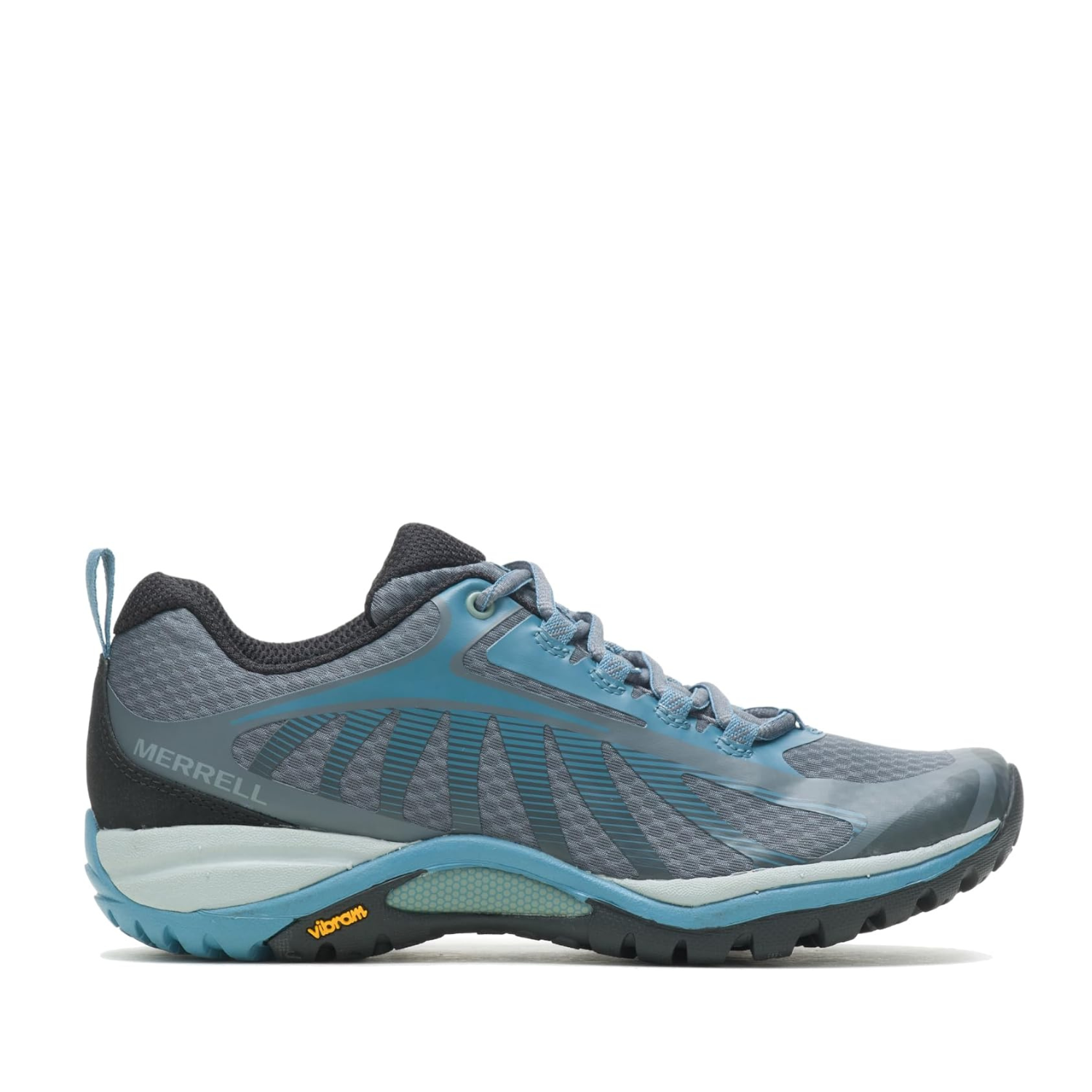 Merrell Siren Edge 3 Rock Bluestone side profile view hiking shoe