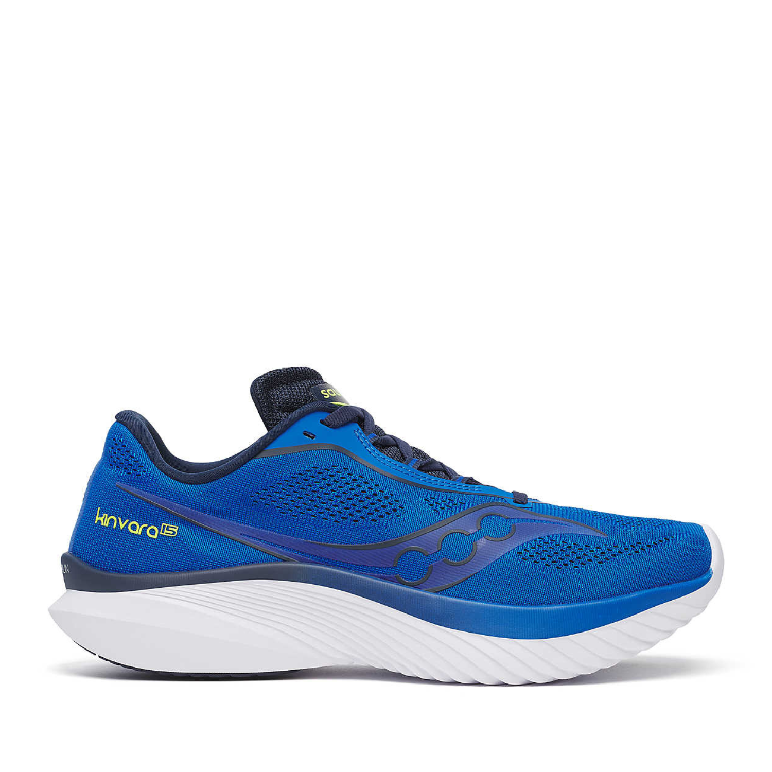 Saucony Kinvara 15 Skydiver Navy men's running shoe side profile