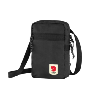 Fjällräven High Coast Pocket Black crossbody bag front view