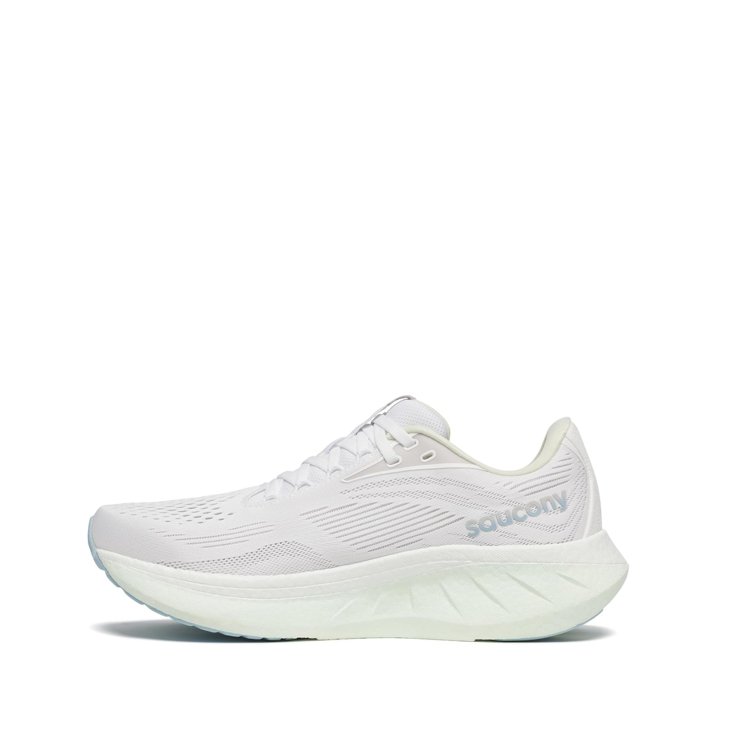Saucony Ride 18 White Lettuce women's running shoe