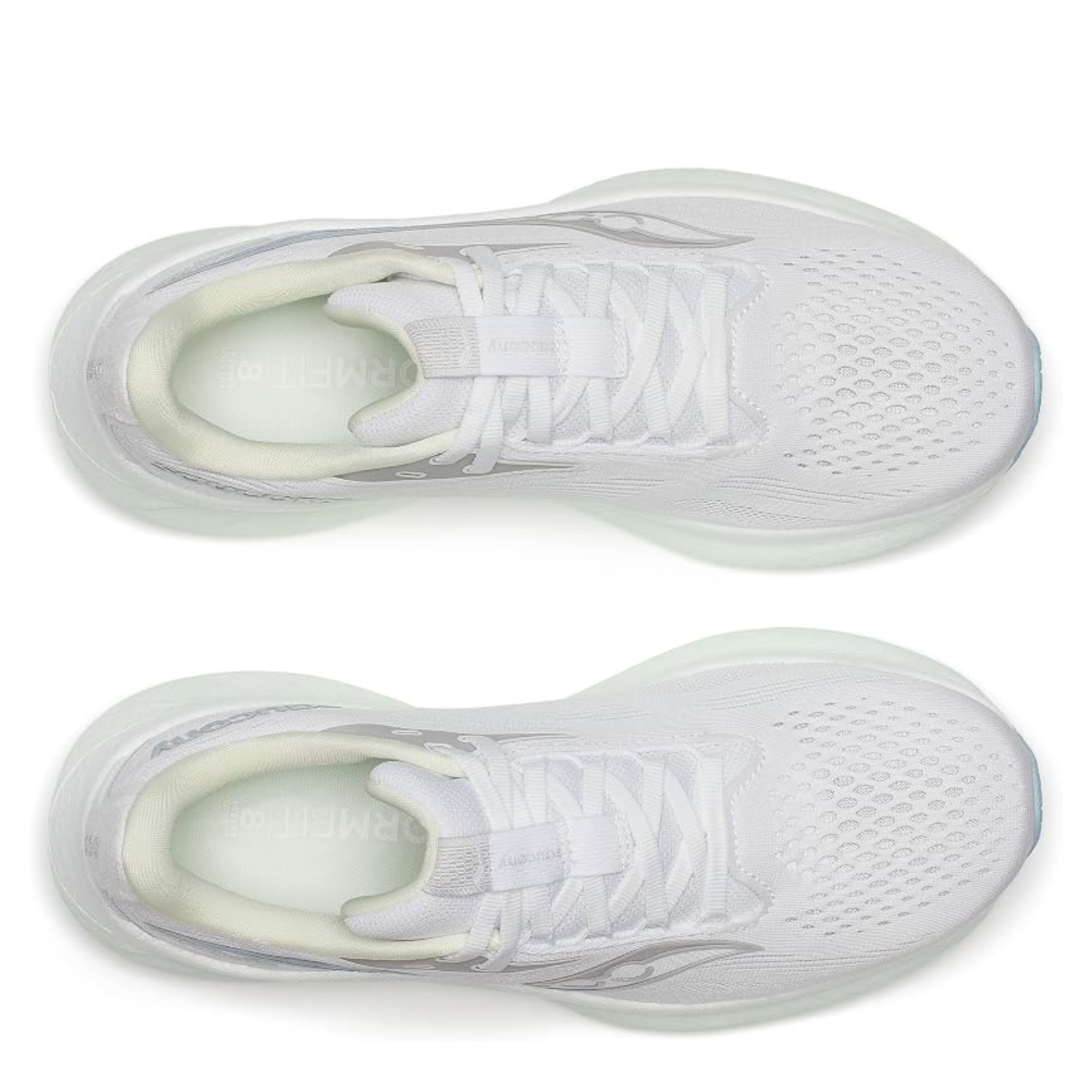Saucony Ride 18 White Lettuce women's running shoe