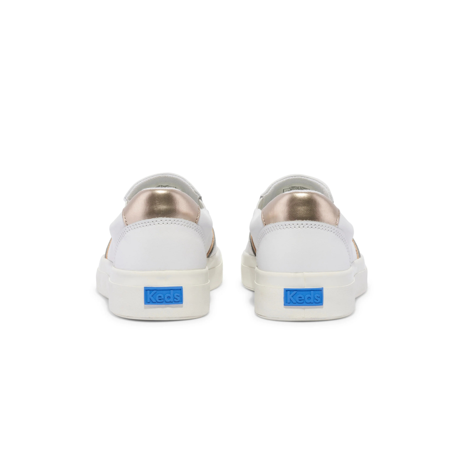 Keds Pursuit Leather Slip-On Sneaker Egret Champagne