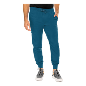 med-couture-bowen-jogger-scrub-pant-caribbean-mens-front-view